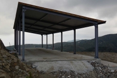 Tettoia Impianto Fotovoltaico a Rapano