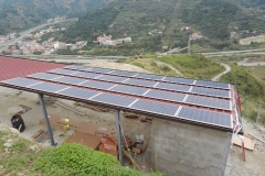 Lavori in corso fotovoltaico