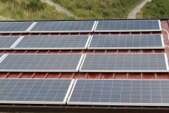 Particolare dei pannelli fotovoltaici